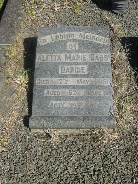 DARGIE Aletta Marie -1951