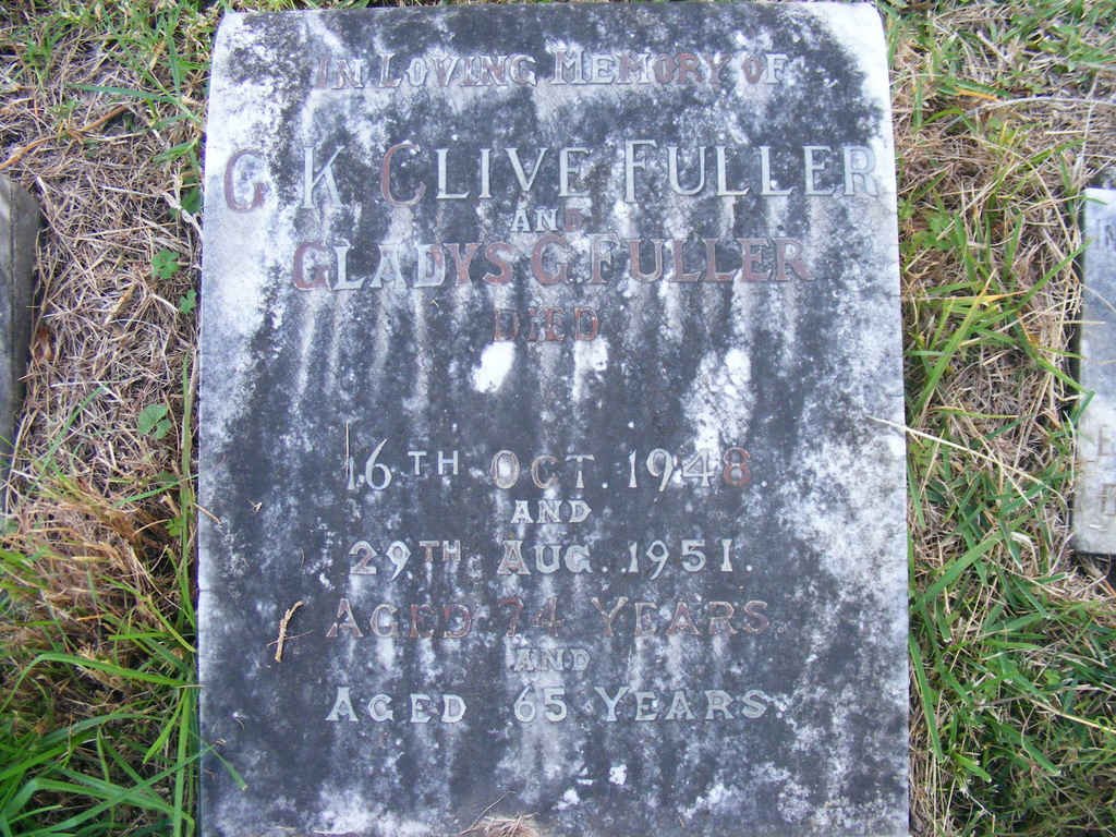 FULLER G.K. Clive -1948 &amp; Gladys G. -1951