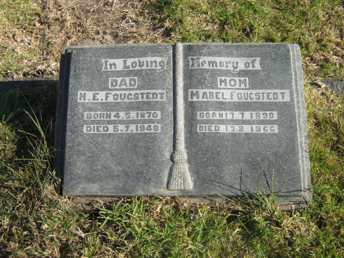 FOUGSTEDT H.E. 1870-1948 &amp; Mabel 1890-1966