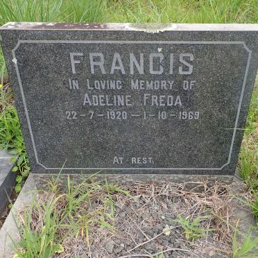 FRANCIS Adeline Freda 1920-1969