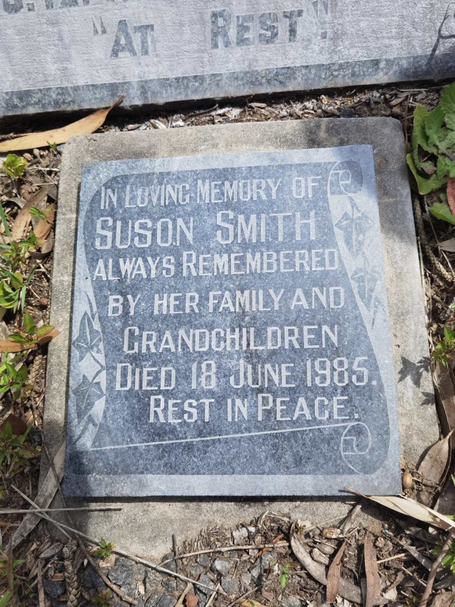 FRONEMAN Elizabeth Susanna 1877-1960 :: SMITH Cecil John 1928-1977 ::  SMITH Suson -1985 _2