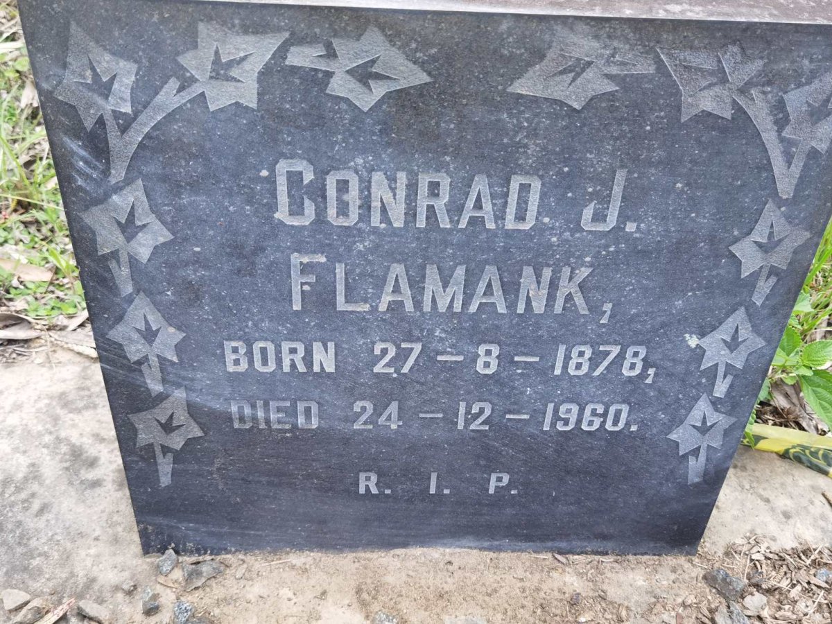 FLAMANK Conrad J. 1878-1960