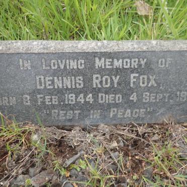 FOX Dennis Roy 1944-1959