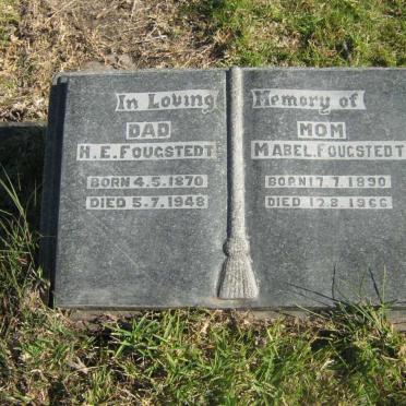 FOUGSTEDT H.E. 1870-1948 &amp; Mabel 1890-1966
