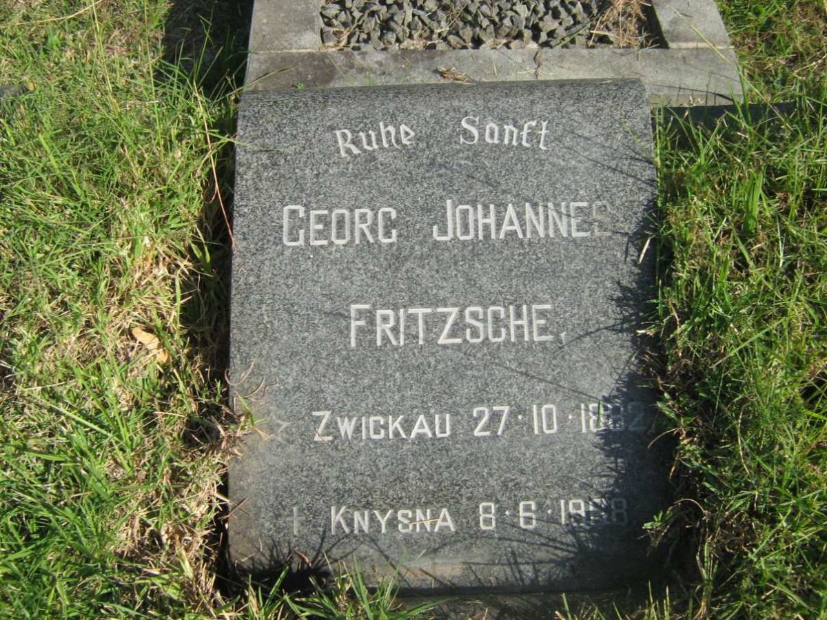 FRITZSCHE Georg Johannes 1882-1968