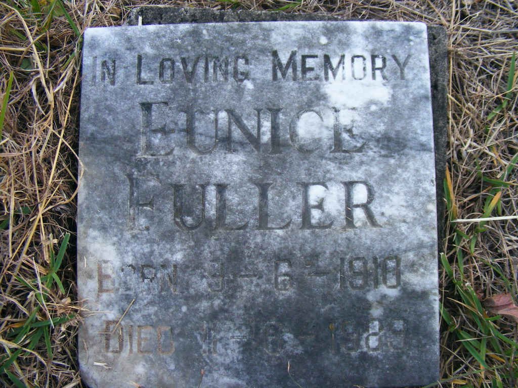 FULLER Eunice 1910-1989