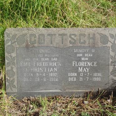 GOTTSCH Emil Frederick Christian 1892-1964 &amp; Florence May 1896-1988