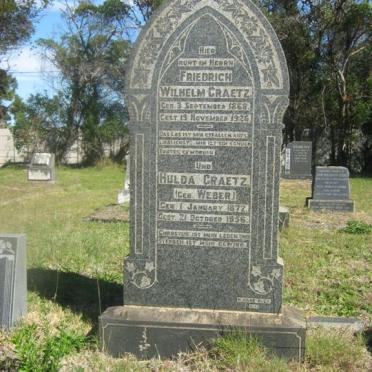 GRAETZ Friedrich Wilhelm 1868-1926 &amp; Hulda WEBER 1872-1956