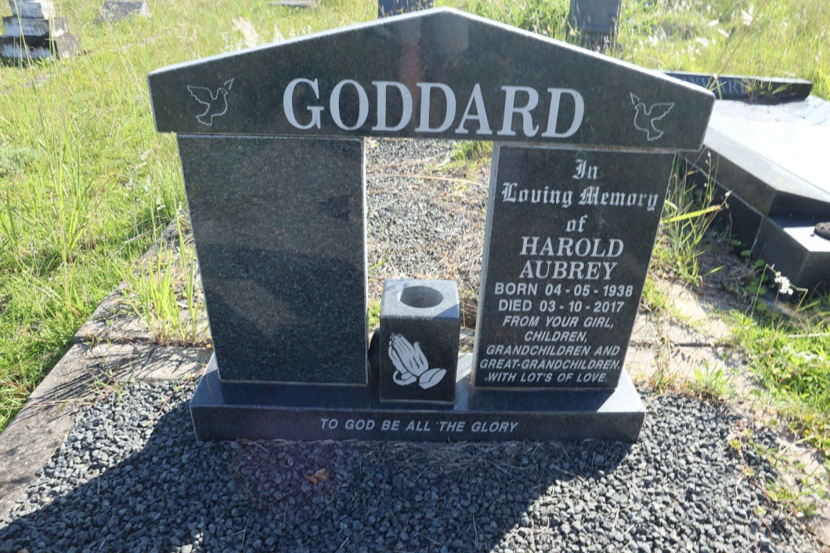 GODDARD Harold Aubrey 1938-2017