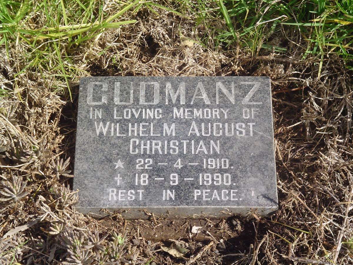 GUDMANZ Wilhelm August Christian 1910-1990