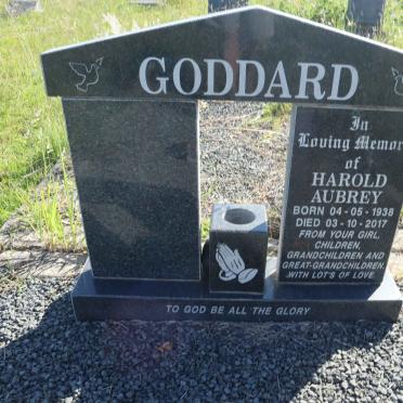 GODDARD Harold Aubrey 1938-2017