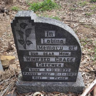 GREENER Winifred Grace 1872-1962