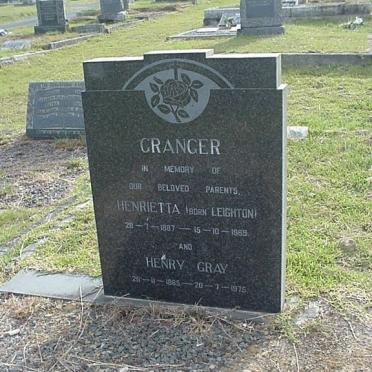 GRANGER  Henry Gray 1885-1975 &amp; Henrietta LEIGHTON 1887-1969