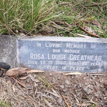 GREATHEAD Rosa Louise -1960