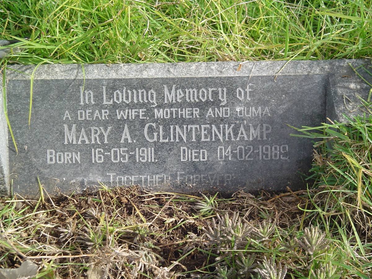 GLINTENKAMP Mary A. 1911-1989