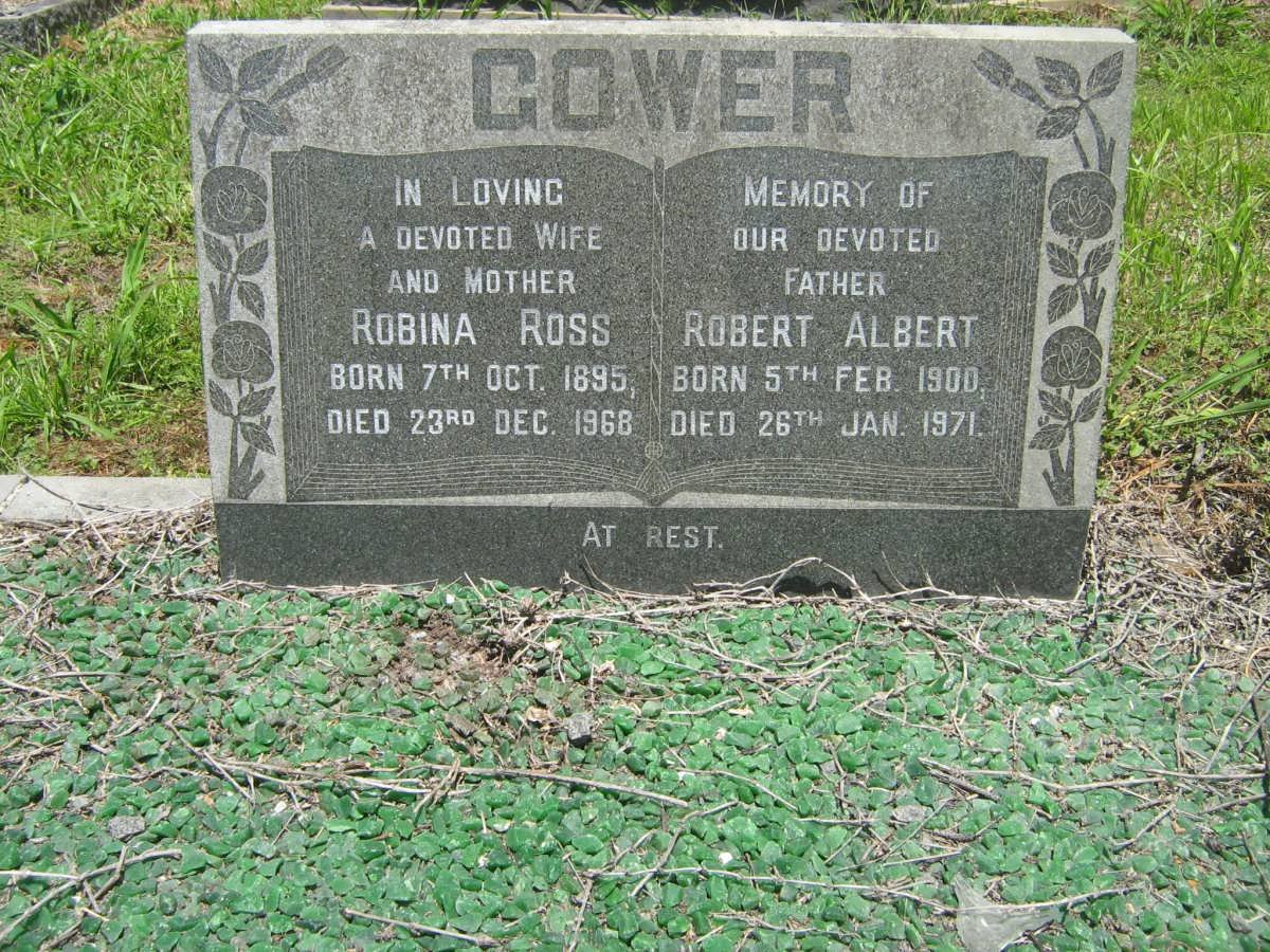 GOWER Robert Albert 1900-1971 &amp; Robina Ross 1895-1968