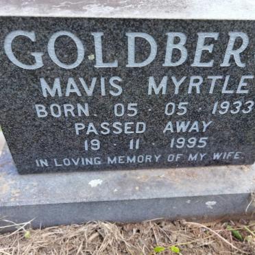 GOLDBERG Mavis Myrtle 1933-1995
