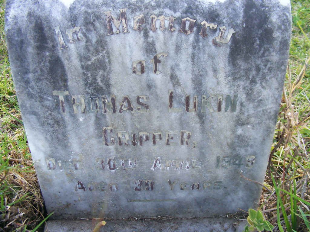 GRIPPER Thomas Lukin -1949