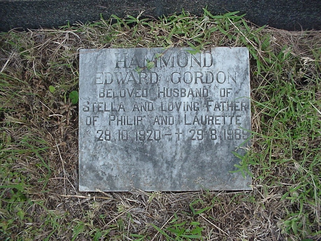 HAMMOND Edward Gordon 1920-1989