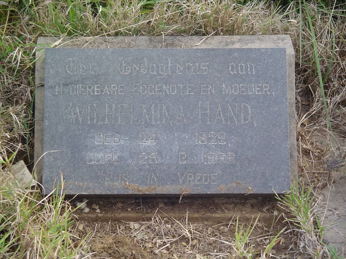 HAND Wilhelmina 1928-1966
