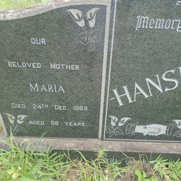 HANSEN Edward -1958 &amp; Maria -1968 _1