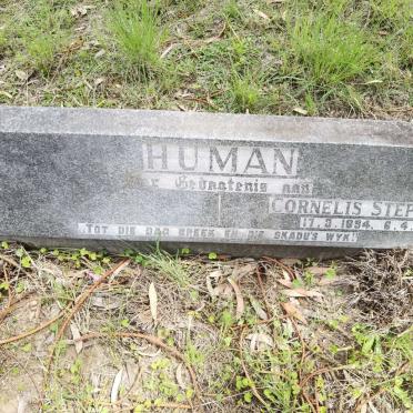 HUMAN Cornelis Stephanus 1894-1961