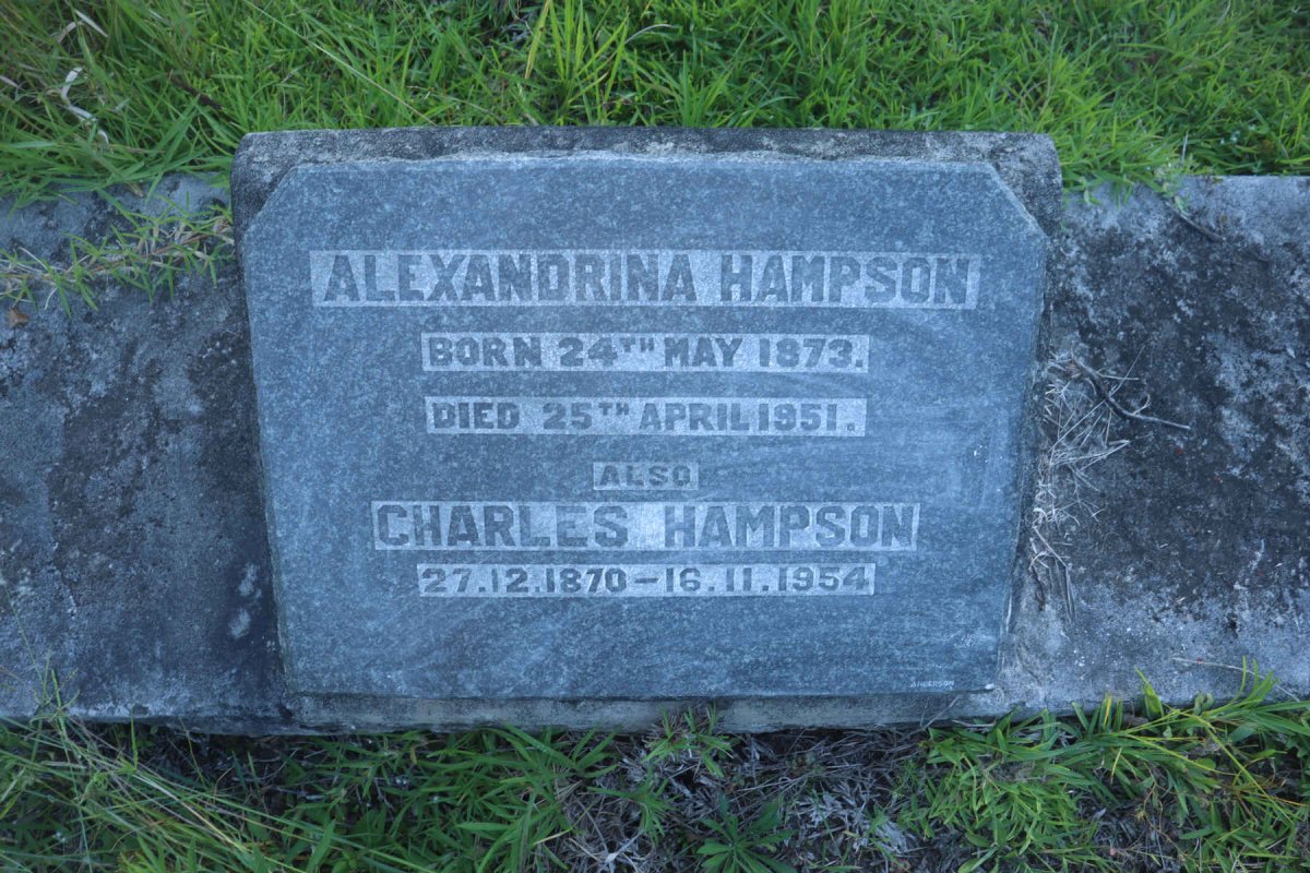 HAMPSON Charles 1870-1954 &amp; Alexandrina 1873-1951