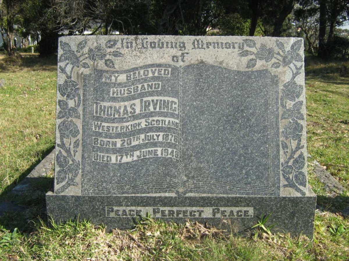 IRVING Thomas 1878-1948
