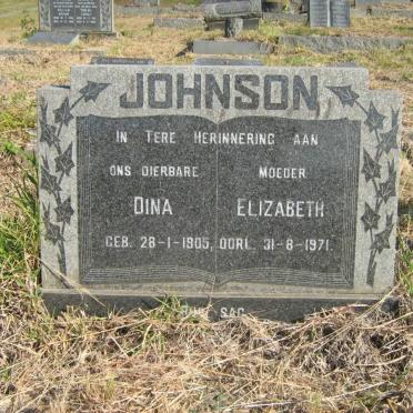 JOHNSON Dina Elizabeth 1905-1971