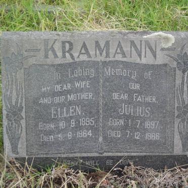 KRAMANN Julius 1897-1966 &amp; Ellen 1895-1964