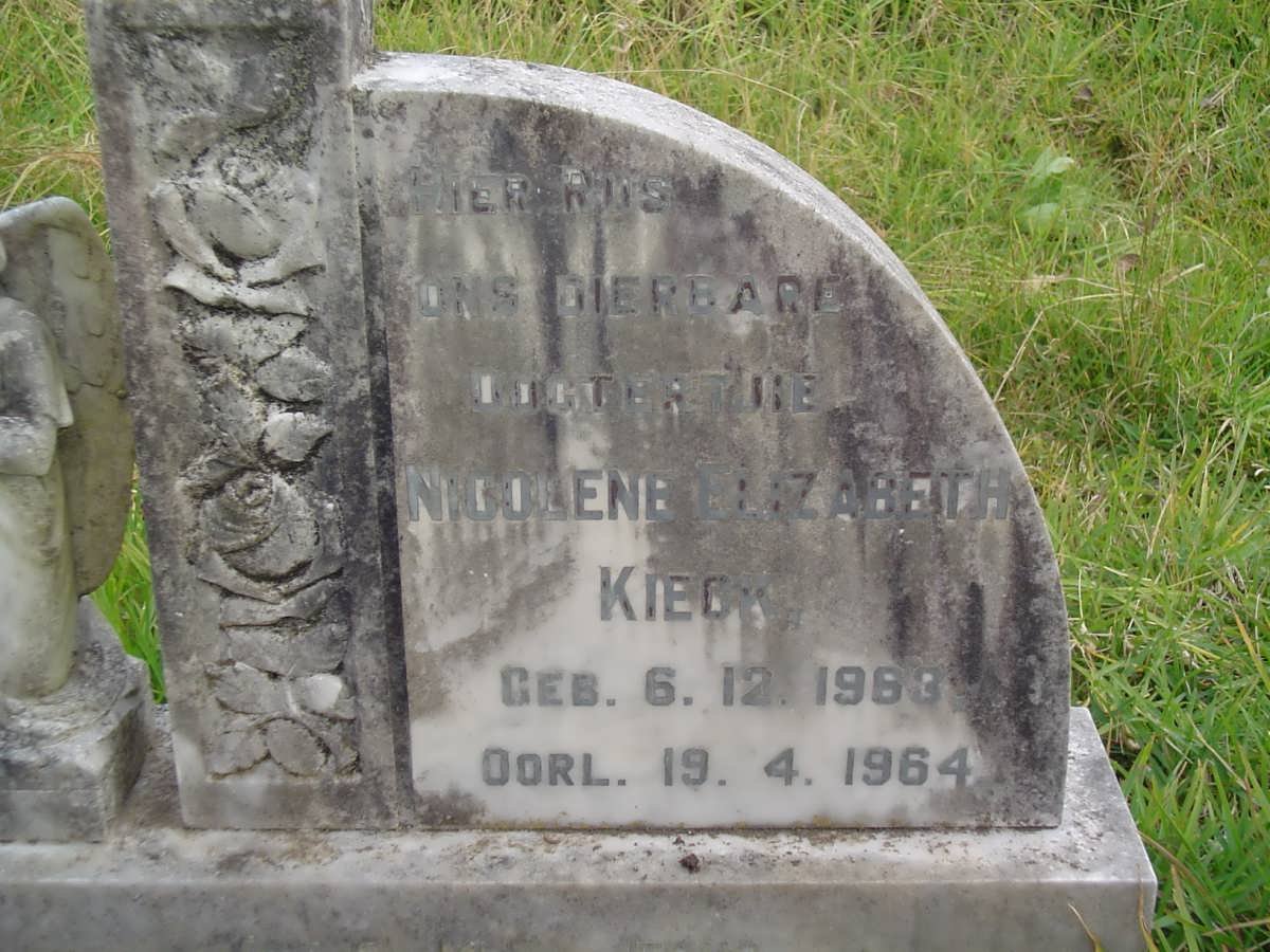 KIECK Nicolene Elizabeth 1963-1964
