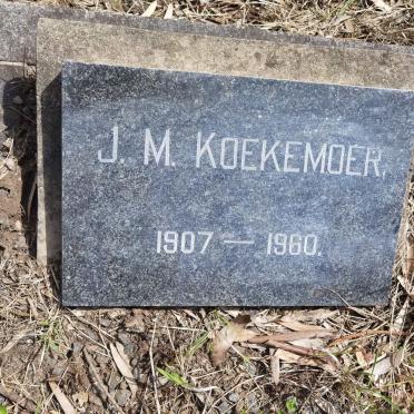 KOEKEMOER J.M. 1907-1960