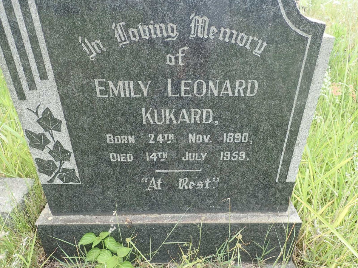KUKARD Emily Leonard 1890-1959