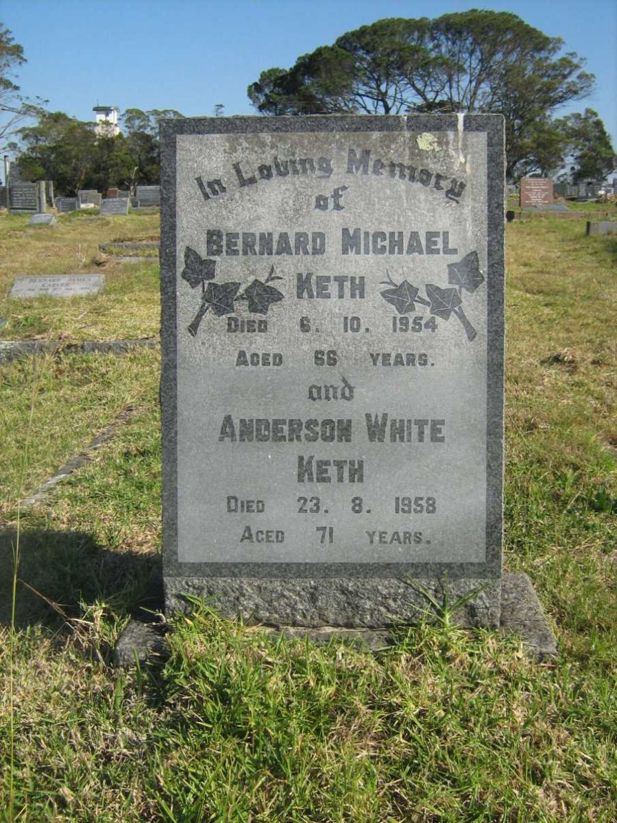 KETH Bernard Michael  -1954 :: KETH Anderson White  -1958