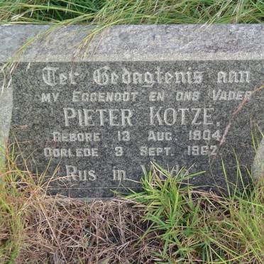 KOTZE Pieter 1904-1962