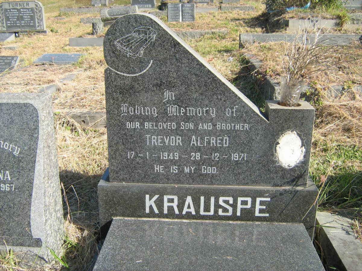 KRAUSPE Trevor Alfred 1949-1971