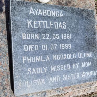 KETTLEDAS Ayabonga 1981-1999