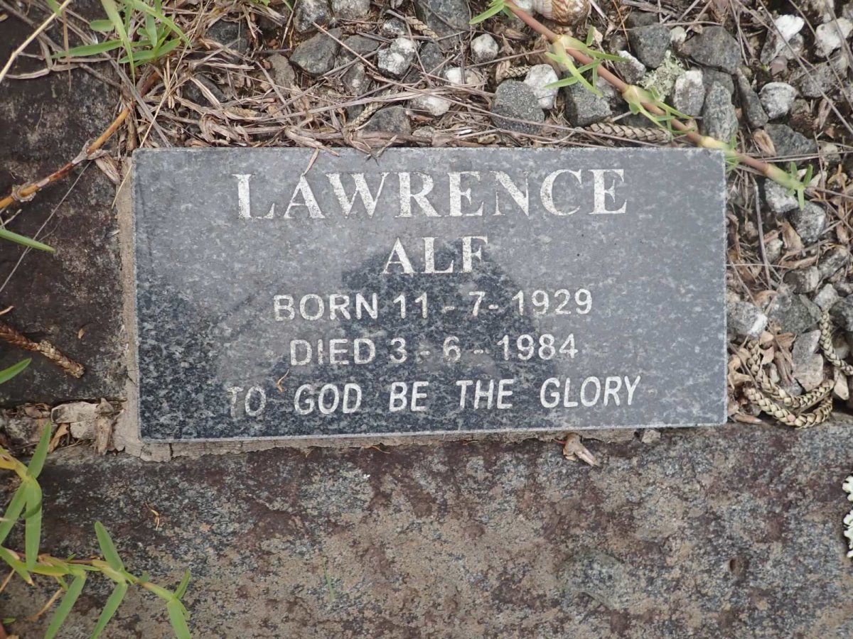 LAWRENCE Alf 1929-1984