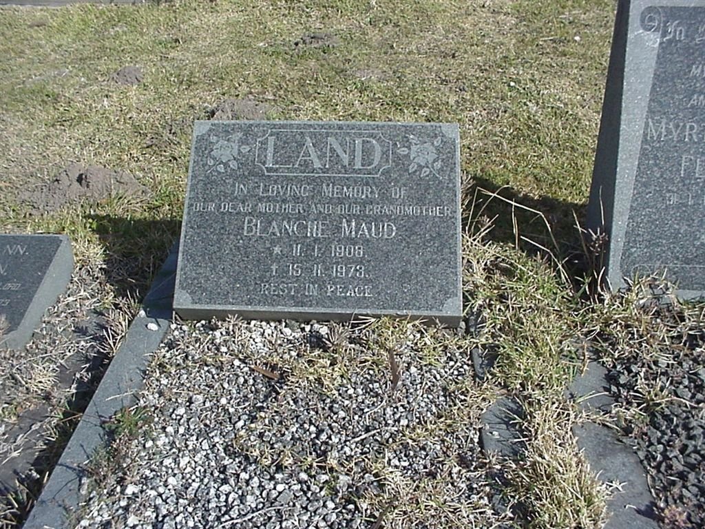 LAND Blanche Maud 1908-1973