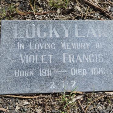 LOCKYEAR Violet Francis 1911-1983