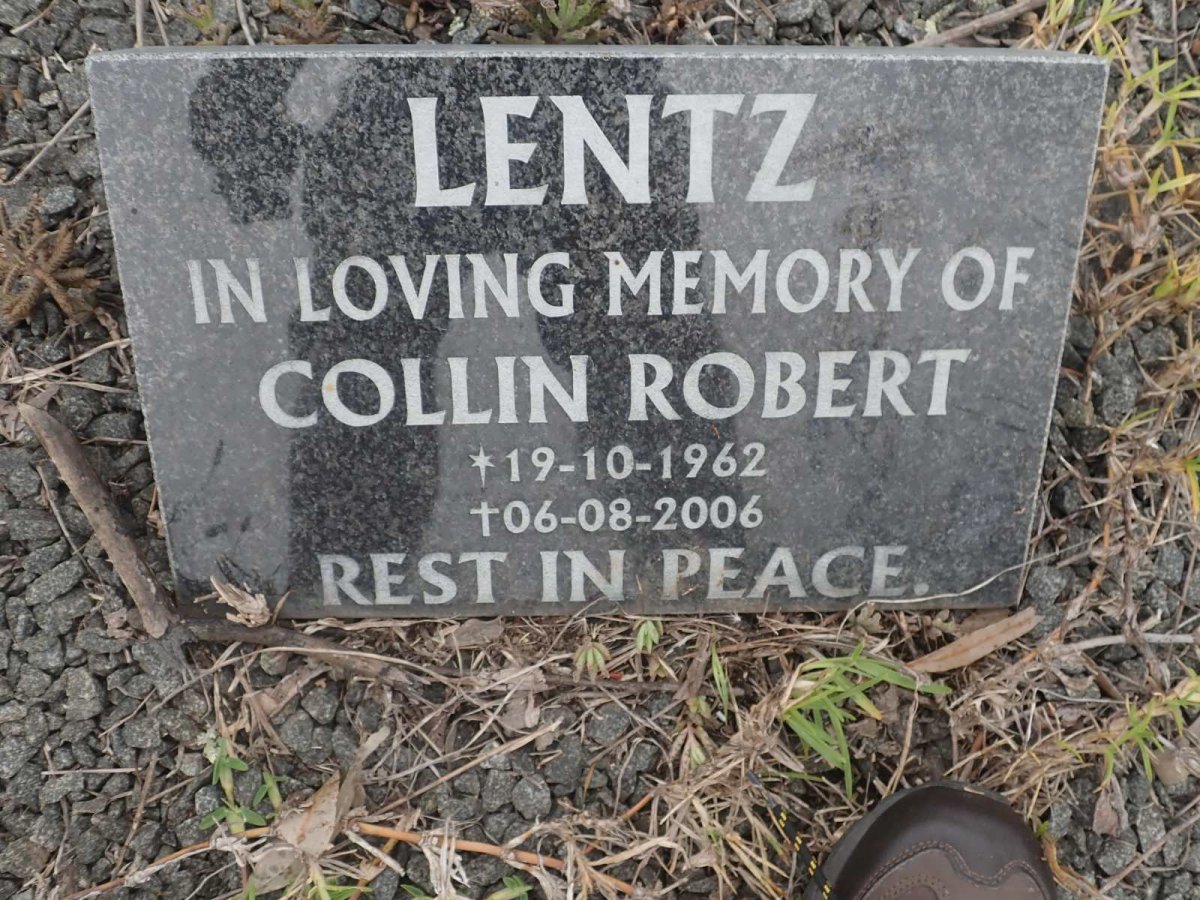 LENTZ Collin Robert 1962-2006