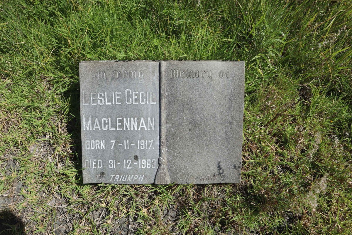 MACLENNAN Leslie Cecil 1917-1963