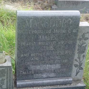 MAASDORP Mavis -1966