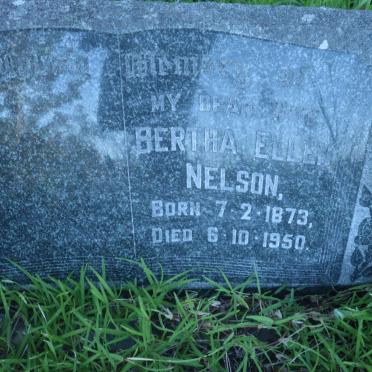 NELSON Bertha Ellen 1873-1950