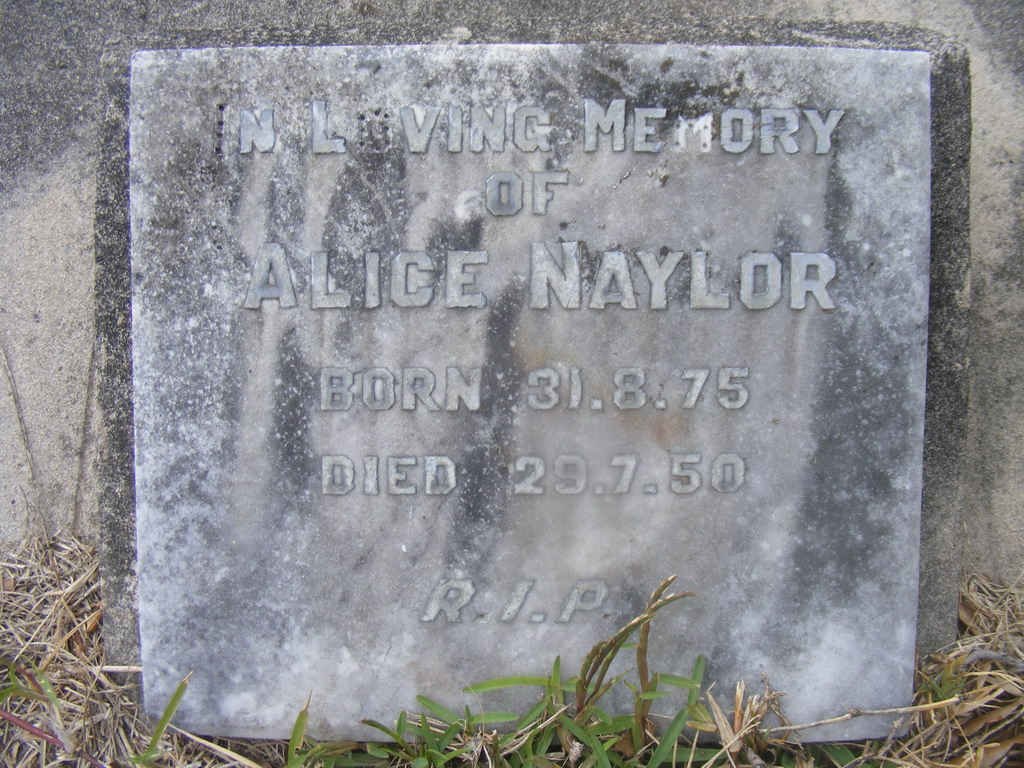 NAYLOR Alice 1875-1950