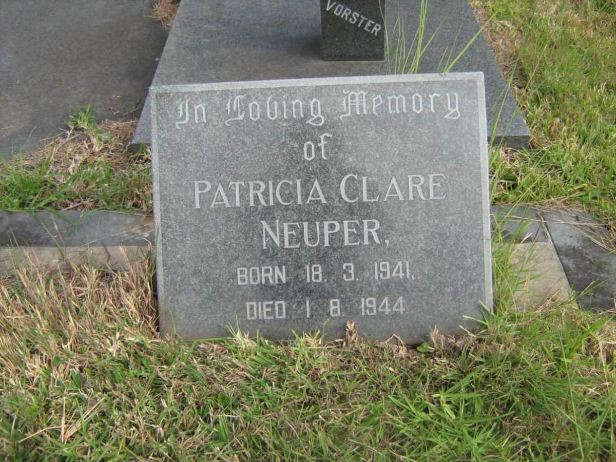 NEUPER Patricia Clare 1941-1944