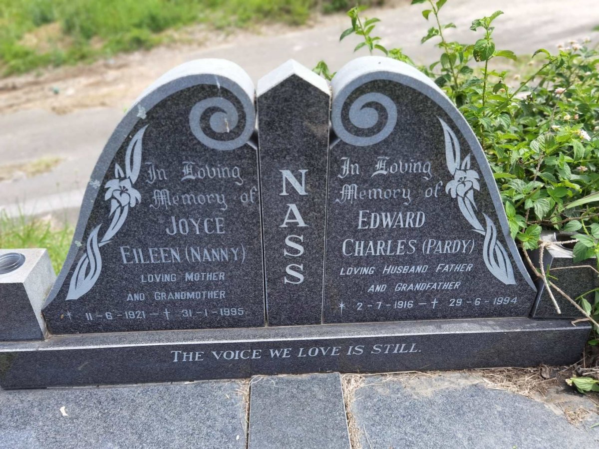 NASS Edward Charles 1916-1994 & Joyce Eileen 1921-1995