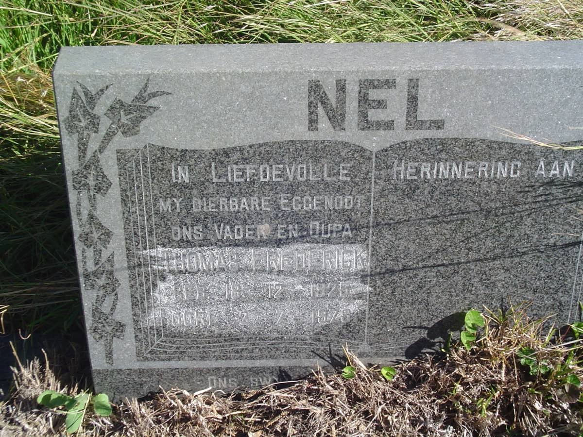 NEL Thomas Frederick 1925-1979