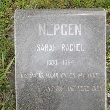 NEPGEN Sarah Rachel 1888-1964