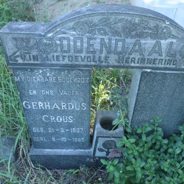ODENDAAL Gerhardus Crous 1907-1965